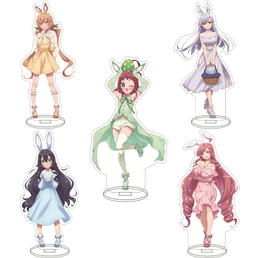 Figma Stand Set - 16 см, аниме, «Сто девушек, которые
